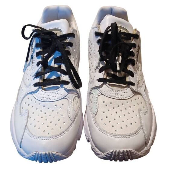 NWOT! BEDAZZLED!!!ADIDAS FV3413 FALCON US size 10 w/ sequins!!! - Picture 5 of 9